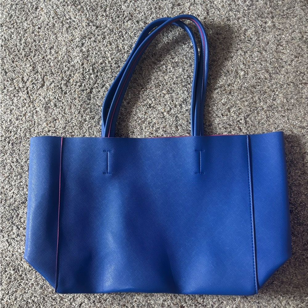 Blue and Pink Tote Bag
